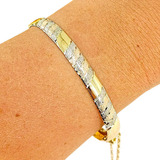 Pulseira Bracelete Em Ouro