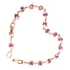 Pulseira Bracelete Encantada Prata Banho Em Ouro