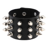 Pulseira Bracelete Espinhos Punk