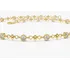Pulseira Bracelete Feminina De Ouro 18k Diamantes Brilhantes