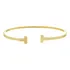 Pulseira Bracelete Feminina De Ouro 18k Modelo Prego Comprimento 19 Cor Amarelo Diâmetro 6