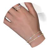 Pulseira Bracelete Feminino Prata