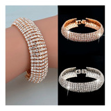 Pulseira Bracelete Folheado Ouro