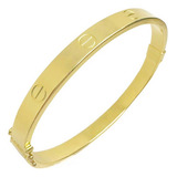 Pulseira Bracelete Love Ouro