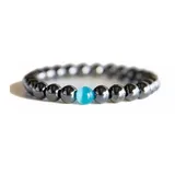 Pulseira Bracelete Opala Azul