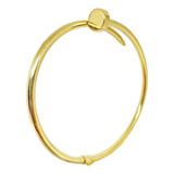 Pulseira Bracelete Ouro 18k 750 Prego Pulso Fino