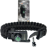 Pulseira Bracelete Paracord Gac Pederneira Canivete Bússola