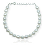 Pulseira Bracelete Perola Natural