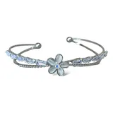 Pulseira Bracelete Prata Borboleta