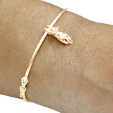 Pulseira Bracelete Rigido Gatinho
