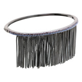 Pulseira Bracelete Zirconias Franja