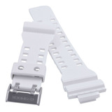 Pulseira Branca Brilhante Casio