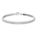 Pulseira Brilhante De Zircao