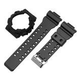 Pulseira Capa Bezel Compatível Ga 100 Ga 110 Gd 100 Ga 120 Cor Preto