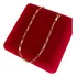Pulseira Cartie Alongada 3mm De Ouro18k - Envio Imediato
