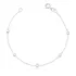 Pulseira Cartier Com Bolinhas 3mm Prata 925