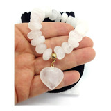 Pulseira Cascalho Quartzo Branco