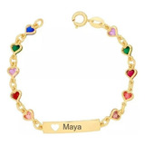 Pulseira Chapinha Personalizada De