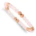 Pulseira Chisel Em Aço Inoxidável Polido Rosa Banhado A Ip