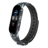 Pulseira Cinza Camuflada Para Mi Band 5 Película