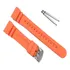 Pulseira Citizen Aqualand Meia Lua Laranja Jv0020 Jv0030 Largura 26 Mm
