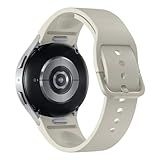 Pulseira Click Moderna LTIMPORTS Compativel Com Galaxy Watch 6 Galaxy Watch 6 Classic Galaxy Watch 5 Galaxy Watch 5 Pro Galaxy Watch 4 Classic Creme
