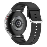 Pulseira Click Moderna Prata Para Samsung Galaxy Watch 7 6 5