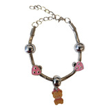 Pulseira Com Pingentes Coloridas