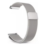 Pulseira Compatível Com Amazfit Bip A1608 Magnética Aço Inox
