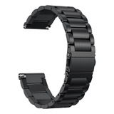 Pulseira Compatível Com Galaxy Watch 3 45mm Sm-r845 Aço Inox Cor Preto