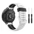 Pulseira Compatível Garmin 235 735xt 220 630 Fácil De Trocar Cor Branca / Preta