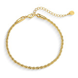 Pulseira Cordão Baiano Banhada A Ouro 18k