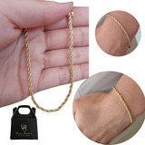 Pulseira Cordão Baiano Banhado 18k Com Garantia De 1 Ano