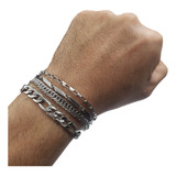 Pulseira Corrente Regulavel Aco