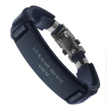 Pulseira Couro Bracelete Com