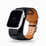 Pulseira Couro Cuff Compativel