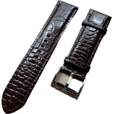 Pulseira Couro Marrom Relogio