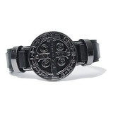 Pulseira Couro Masculina Sao