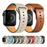 Pulseira Couro Para Apple Watch 38mm 40mm 41mm Fecho Em Pino