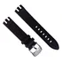 Pulseira Couro Para Swatch Mod. Yts Ytb Ytg 19mm Preto