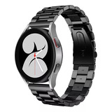 Pulseira De Aço Inoxidavel 20mm 123smart Compativel Com Samsung Galaxy Watch 3 41mm Active 1 2 Watch 4 5 6 40mm 42mm 43mm 44mm 45mm 46mm 47mm