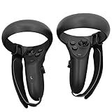 Pulseira De Alça Articulada Acessórios De Controle De Toque Para Oculus Quest Ou Rift S Capa Protetora Com Alça Antiarremesso Preta 1 Par 