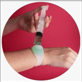 Pulseira De Biossegurança Porta Álcool Gel protetor Solar Cor Transparente