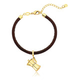 Pulseira De Couro Cafeteira