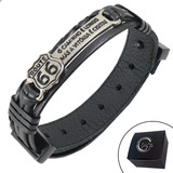 Pulseira De Couro Masculina