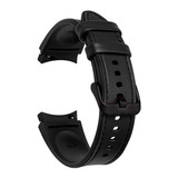 Pulseira De Couro Silicone Para Samsung Galaxy Watch4 E 5