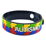 Pulseira De Identificação Autista Silicone Infantil Autismo