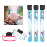 Pulseira De Identificação Infantil Kit 3un Impermeável