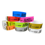 Pulseira De Identificação Personalizada Nylon Kit 3000 Und