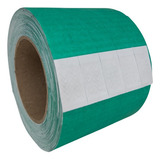 Pulseira De Identificação Tyvek 1000und Sem Personalização Cor Verde escuro